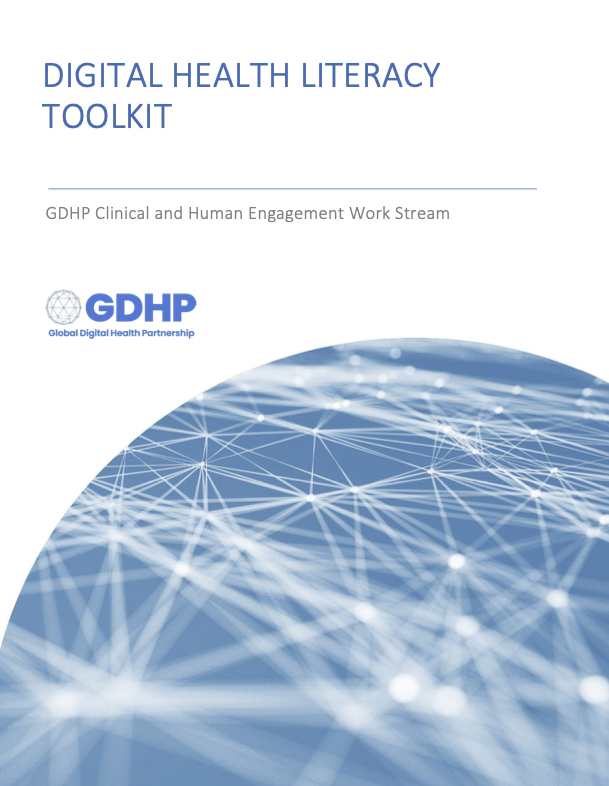 GDHP Digital Health Literacy Toolkit cover page